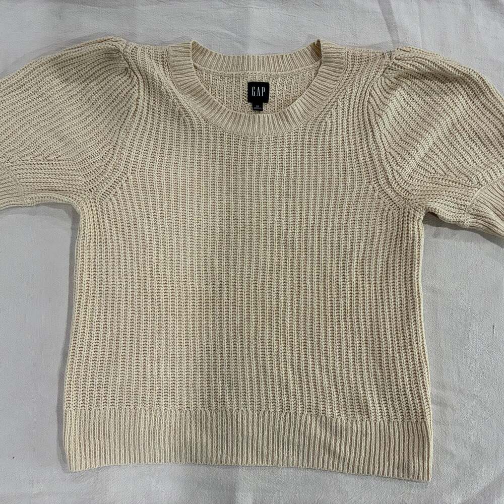 Gap Cream Thick Knit Sweater